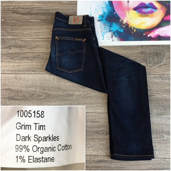 nudie jeans grim tim dark sparkles